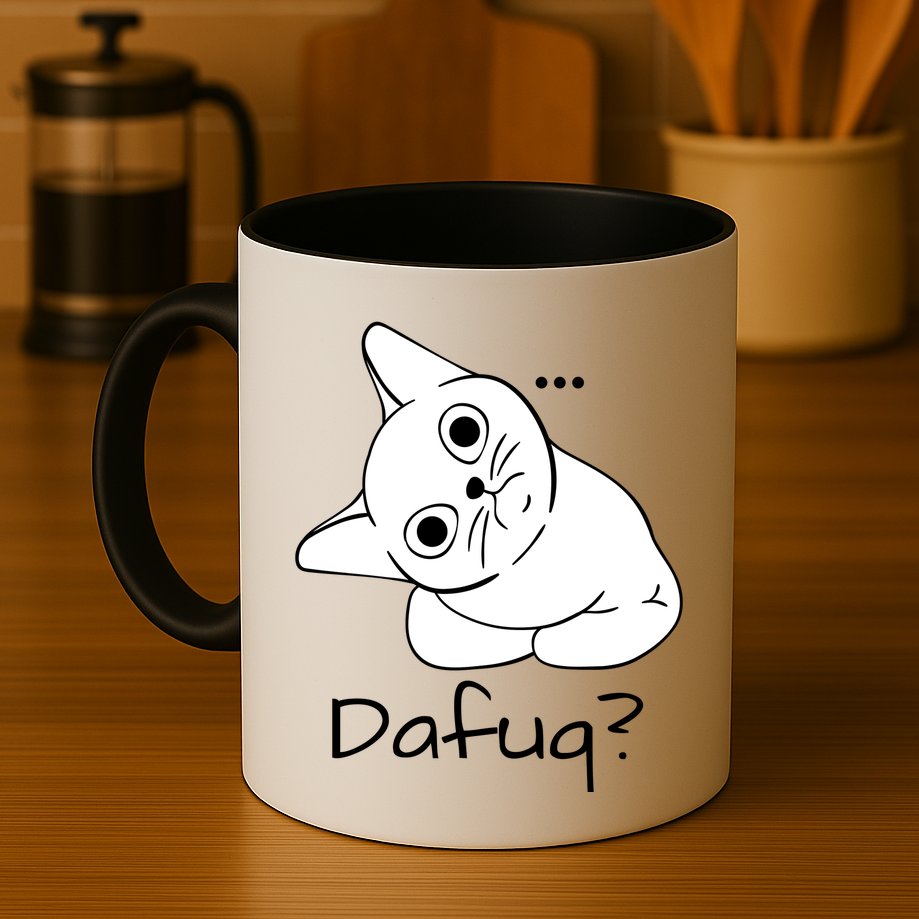 Dafuq Cat Mug