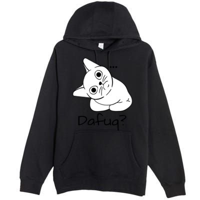 Dafuq Cat Premium Pullover Hoodie
