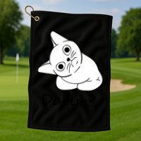 Dafuq Cat Golf Towel