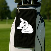 Dafuq Cat Golf Towel