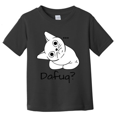 Dafuq Cat Toddler T-Shirt