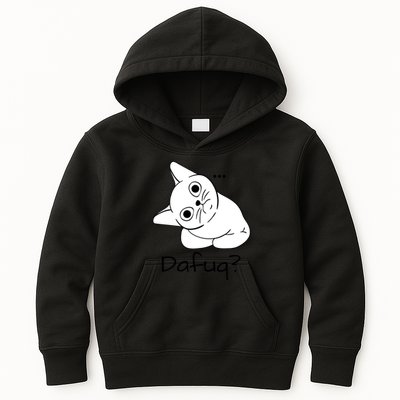 Dafuq Cat Kids Hoodie