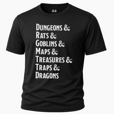 Dungeon Checklist Cooling Performance Crew T-Shirt