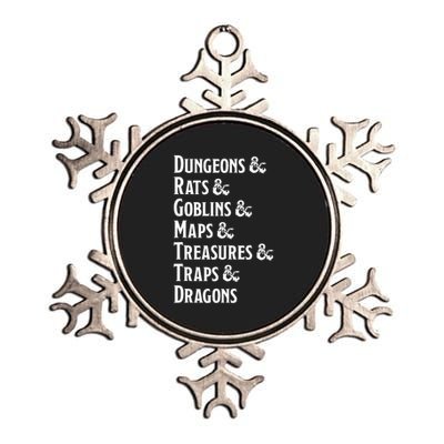 Dungeon Checklist Metallic Star Ornament