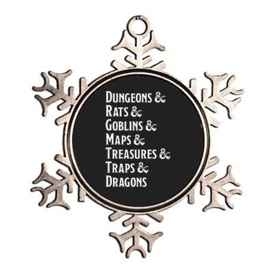 Dungeon Checklist Metallic Star Ornament