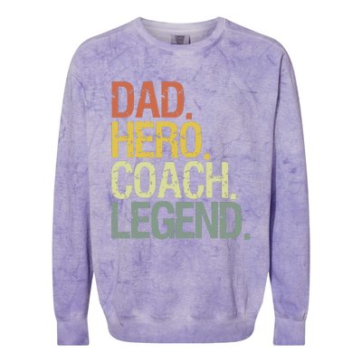 Dad Coach Colorblast Crewneck Sweatshirt