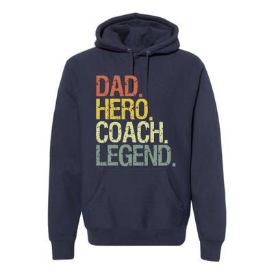 Dad Coach Premium Hoodie