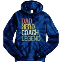 Dad Coach Tie Dye Hoodie