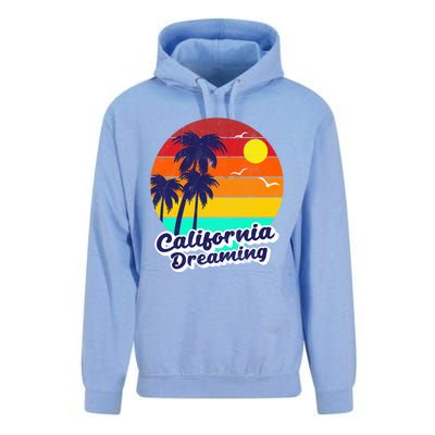 Distressed California Dreaming Summer Beach Gift Unisex Surf Hoodie