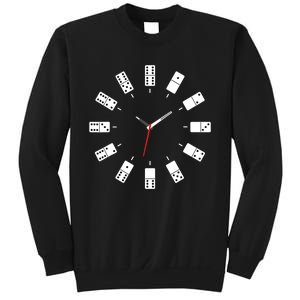 Domino Clock - Domino Player Dominoes Lover Tile Game Sweatshirt