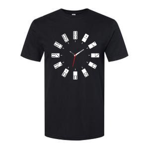 Domino Clock - Domino Player Dominoes Lover Tile Game Softstyle CVC T-Shirt