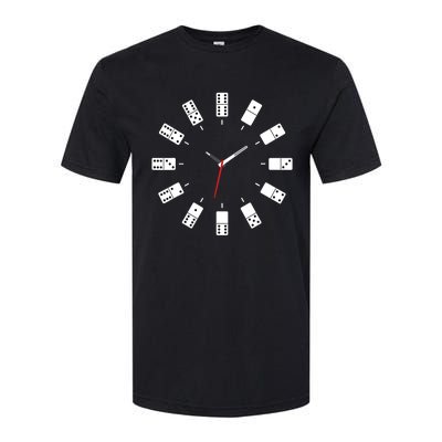 Domino Clock - Domino Player Dominoes Lover Tile Game Softstyle® CVC T-Shirt