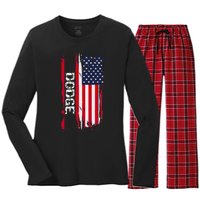 Dodge City Women's Long Sleeve Flannel Pajama Set 