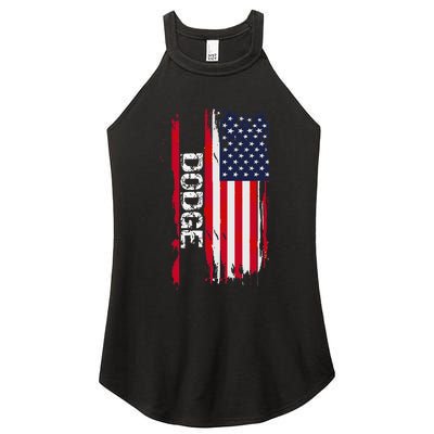 Dodge City Women's Perfect Tri Rocker Tank