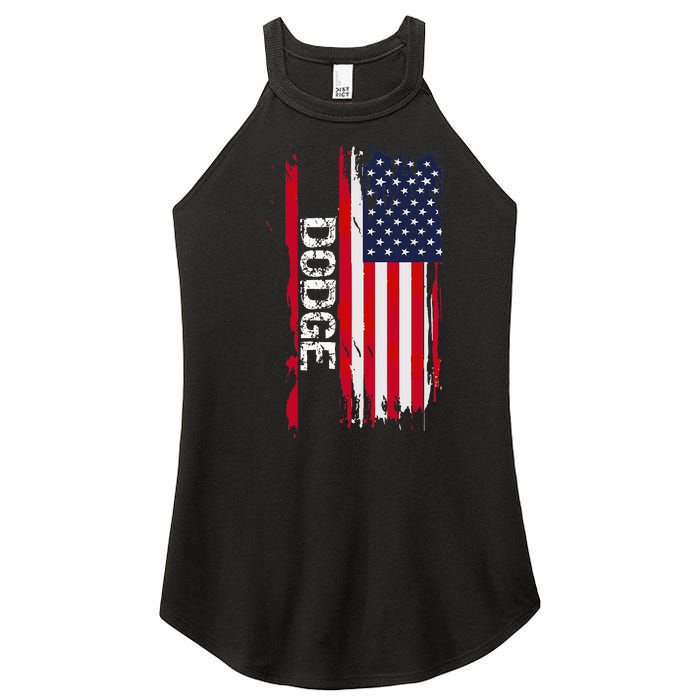 Dodge City Women's Perfect Tri Rocker Tank