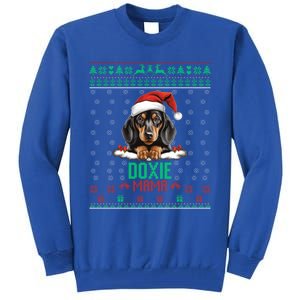 Dachshund Christmas Doxie Santa Ugly Sweater Dog Lover Gift Tall Sweatshirt