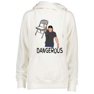 Dangerous Chair Womens Funnel Neck Pullover Hood