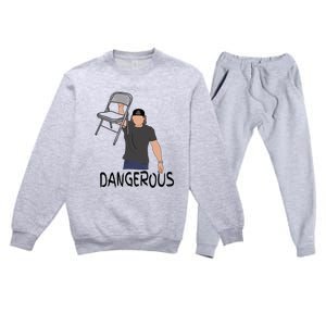 Dangerous Chair Premium Crewneck Sweatsuit Set