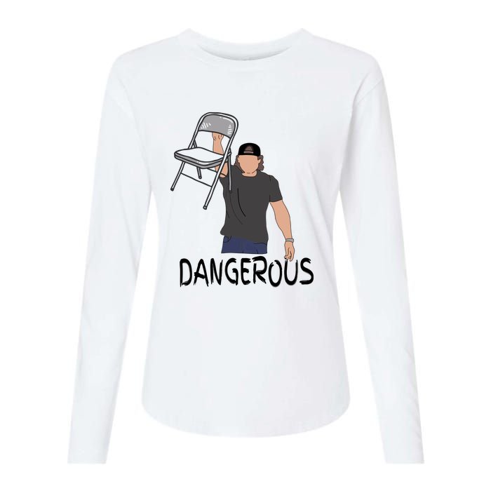 Dangerous Chair Womens Cotton Relaxed Long Sleeve T-Shirt