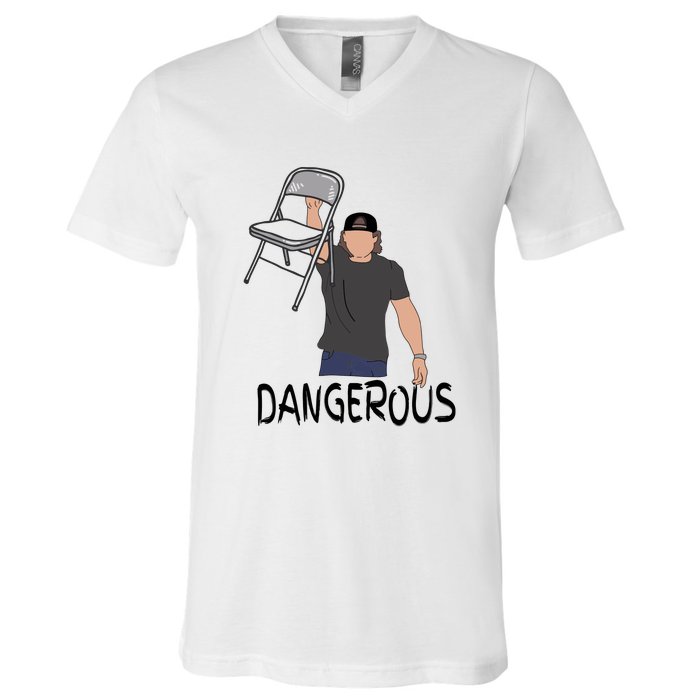 Dangerous Chair V-Neck T-Shirt