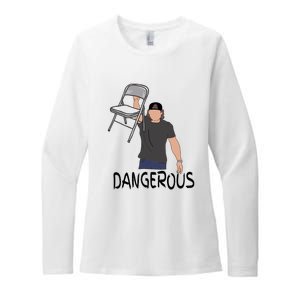 Dangerous Chair Womens CVC Long Sleeve Shirt