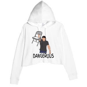 Dangerous Chair Crop Fleece Hoodie