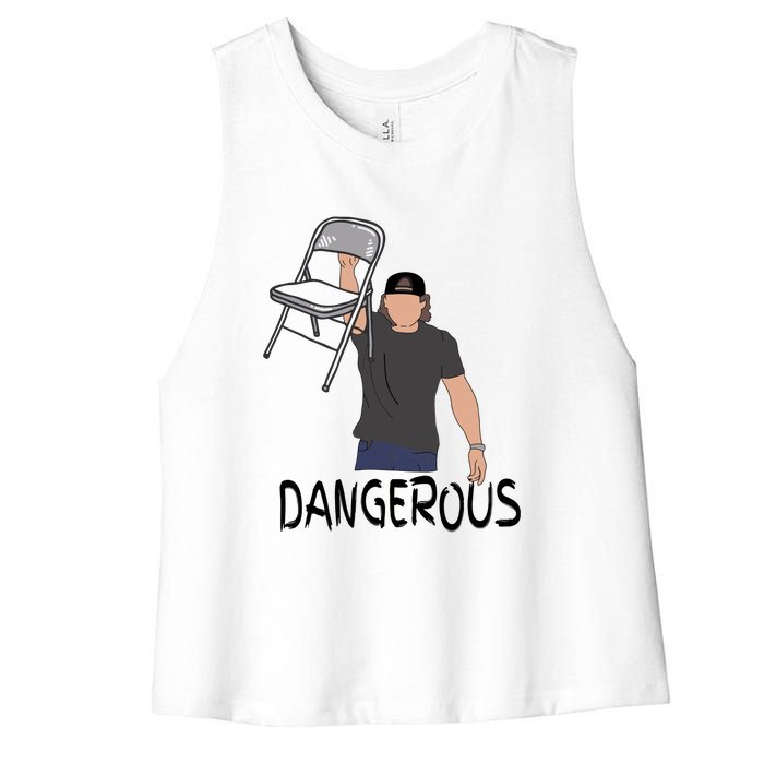 Dangerous Chair Women's Racerback Cropped Tank