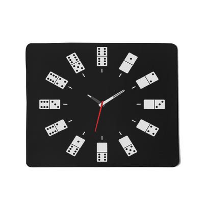 Domino Clock Domino Player Dominoes Lover Tile Game Mousepad