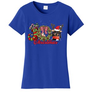 Dachshund Christmas Dog Doxie Puppy Pet Lover Xmas Pajama Gift Women's T-Shirt