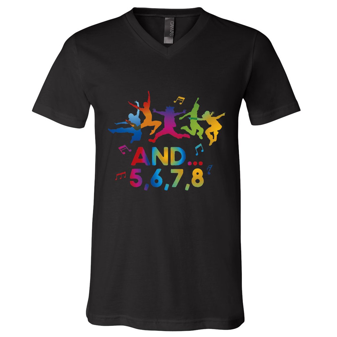 Dance Coach Dancer Dancing Dance Teacher Instructor V-Neck T-Shirt