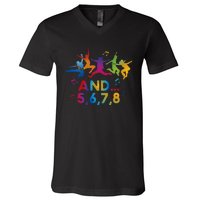 Dance Coach Dancer Dancing Dance Teacher Instructor V-Neck T-Shirt