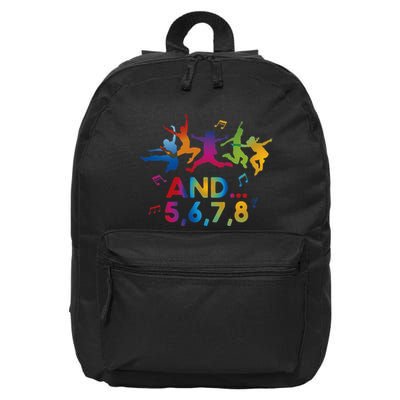Dance Coach Dancer Dancing Dance Teacher Instructor 16 in Basic Backpack