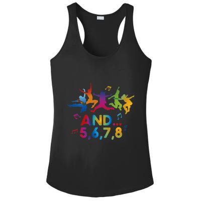 Dance Coach Dancer Dancing Dance Teacher Instructor Ladies PosiCharge Competitor Racerback Tank