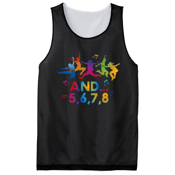 Dance Coach Dancer Dancing Dance Teacher Instructor Mesh Reversible Basketball Jersey Tank