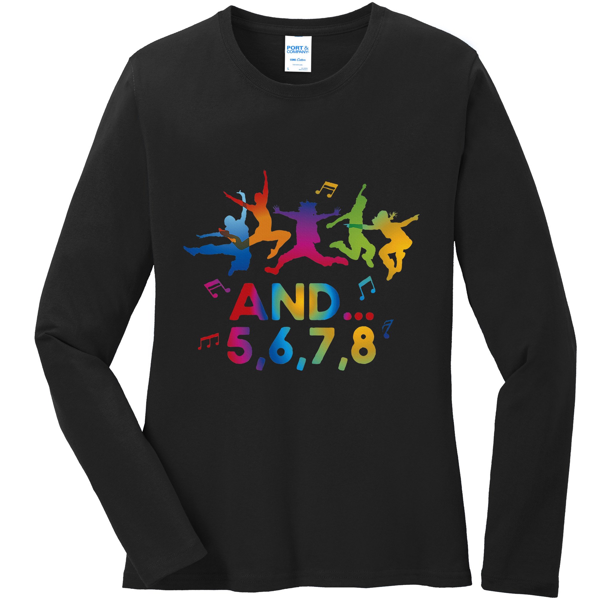 Dance Coach Dancer Dancing Dance Teacher Instructor Ladies Long Sleeve Shirt