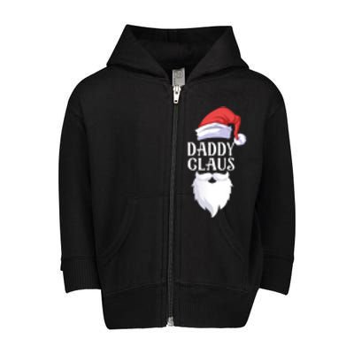 Daddy Claus Toddler Zip Fleece Hoodie