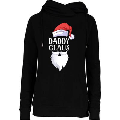 Daddy Claus Womens Funnel Neck Pullover Hood