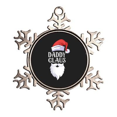 Daddy Claus Metallic Star Ornament