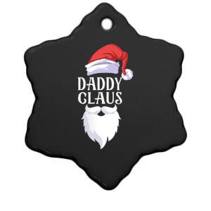 Daddy Claus Ceramic Star Ornament