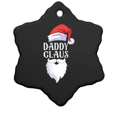 Daddy Claus Ceramic Star Ornament