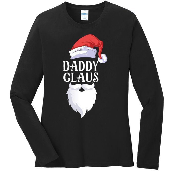 Daddy Claus Ladies Long Sleeve Shirt