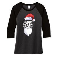 Daddy Claus Women's Tri-Blend 3/4-Sleeve Raglan Shirt