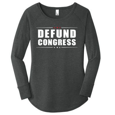 Defund Congress Women's Perfect Tri Tunic Long Sleeve Shirt