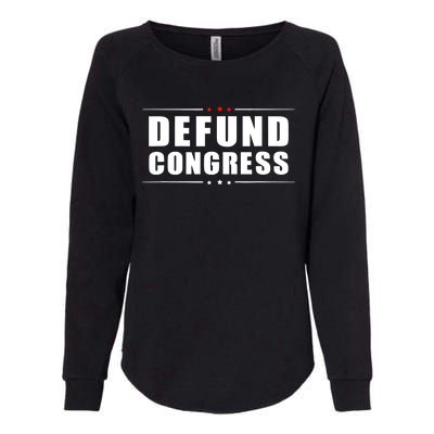 Defund Congress Womens California Wash Sweatshirt