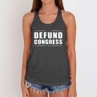 Defund Congress Women's Knotted Racerback Tank