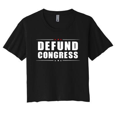 Defund Congress Women's Crop Top Tee