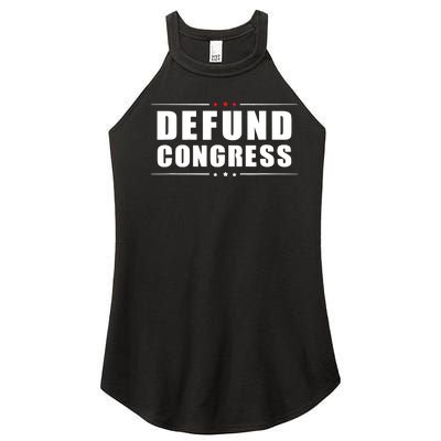 Defund Congress Women’s Perfect Tri Rocker Tank