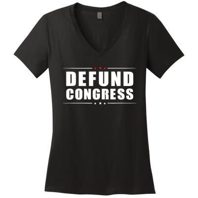 Defund Congress Women's V-Neck T-Shirt