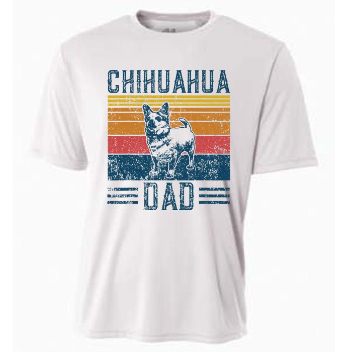 Dog Chihuahua Dad Vintage Chihuahua Dad Cooling Performance Crew T-Shirt