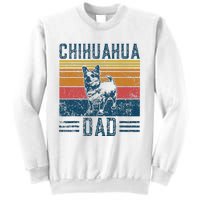 Dog Chihuahua Dad Vintage Chihuahua Dad Sweatshirt